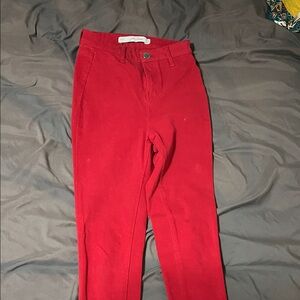 JW Maxx Red High Rise Skinny Jeans